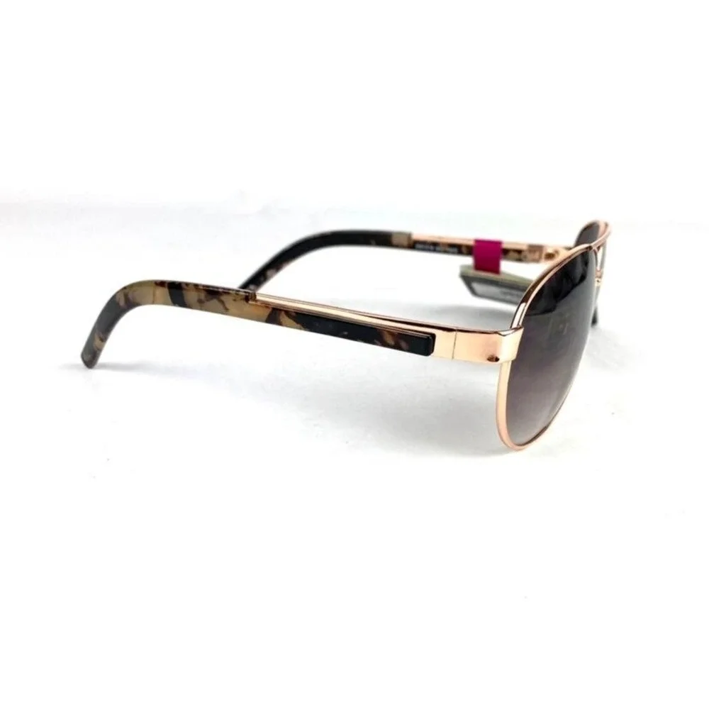 Foster Grant‎ Aviator Sunglasses Rose Gold Tone Gradient Lenses MAXBLOCK Men